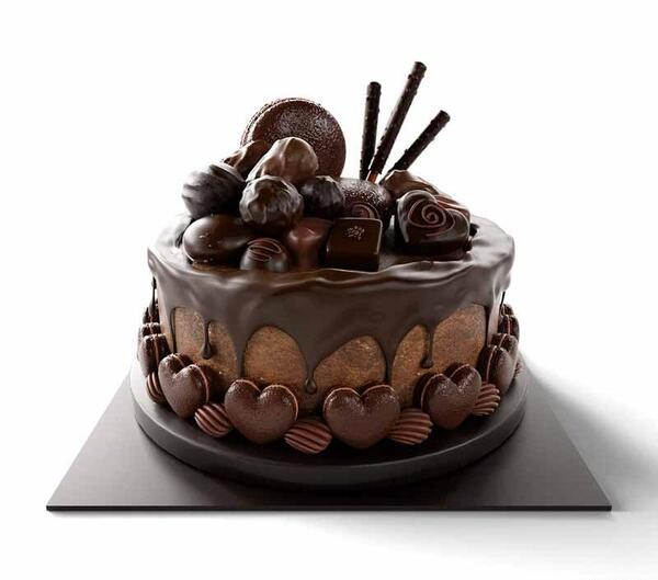 عکس کیک شکلاتی برای تولد