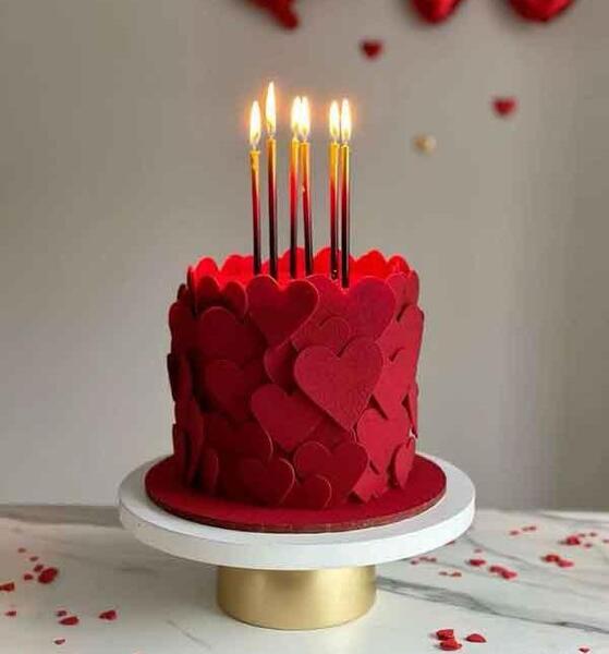 عکس کیک شیک و ساده