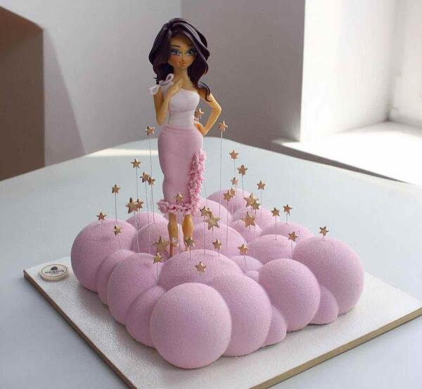 عکس کیک شیک ساده