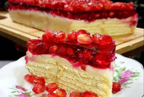 عکس کیک شب یلدا انار