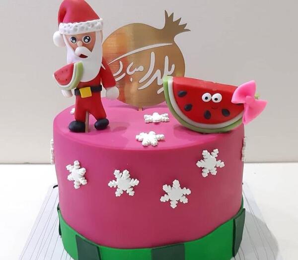 عکس کیک شب یلدا دخترانه