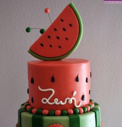عکس کیک شب یلدا دخترانه