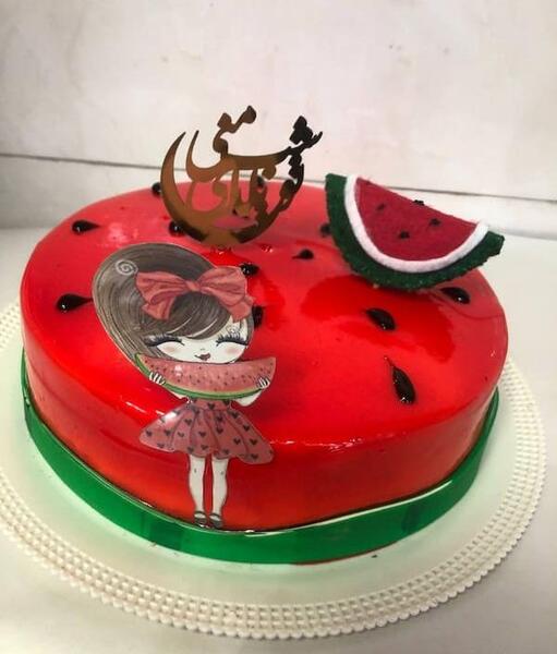 عکس کیک شب یلدا دخترانه