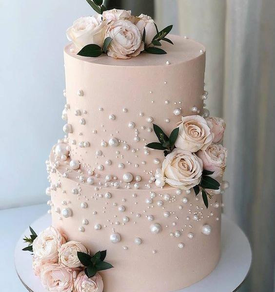 عکس کیک عروسی ساده و شیک