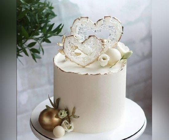 عکس کیک عروسی ساده و شیک