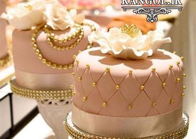 عکس کیک عقد یک طبقه