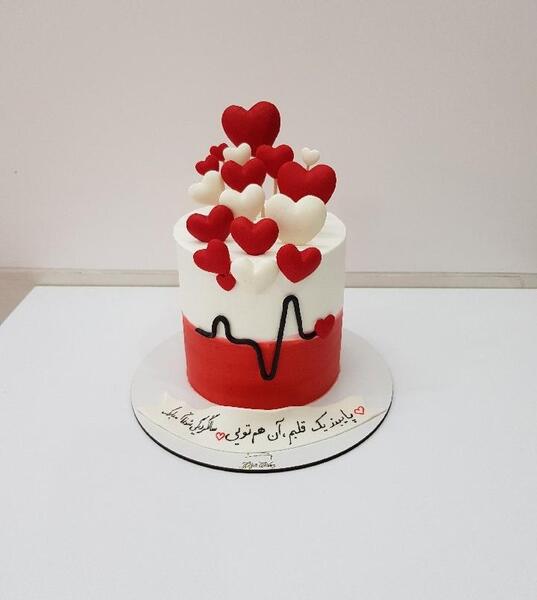 عکس کیک عاشقانه جدید