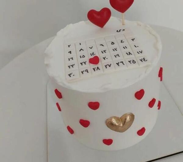 عکس کیک عاشقانه جدید