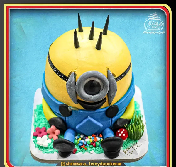 عکس کیک پسرانه بدون فوندانت