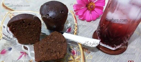 عکس کیک فنجانی کاکائویی
