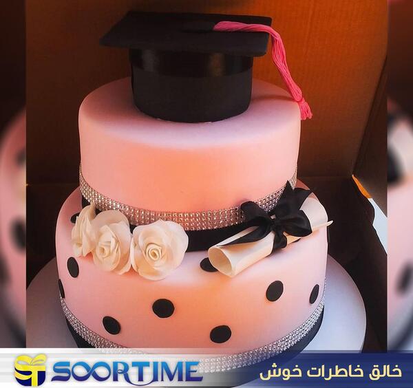 عکس کیک فارغ التحصیلی دخترانه
