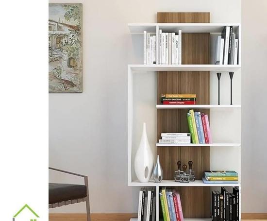 عکس کتابخانه ساده