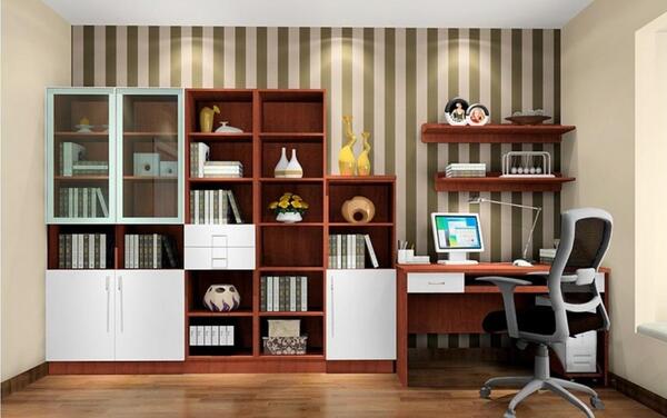 عکس کتابخانه دیواری