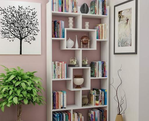 عکس کتابخانه دیواری