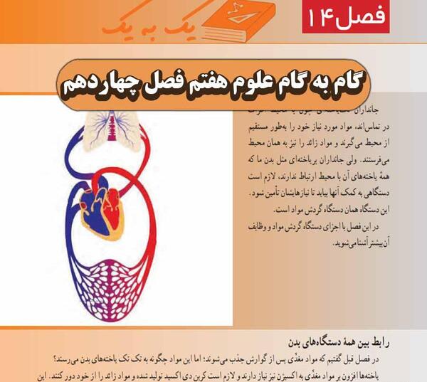 عکس صفحات کتاب علوم هفتم