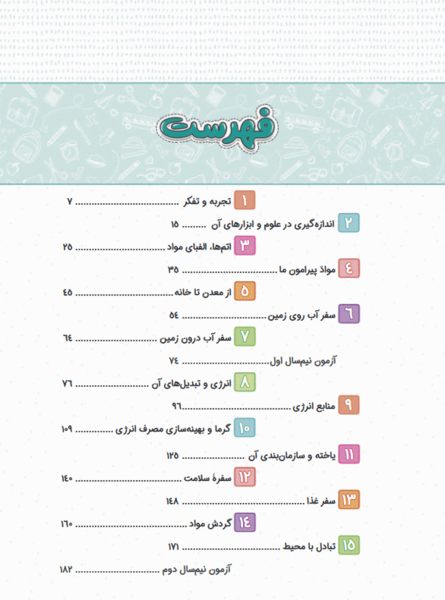عکس کلیه کتاب علوم هفتم