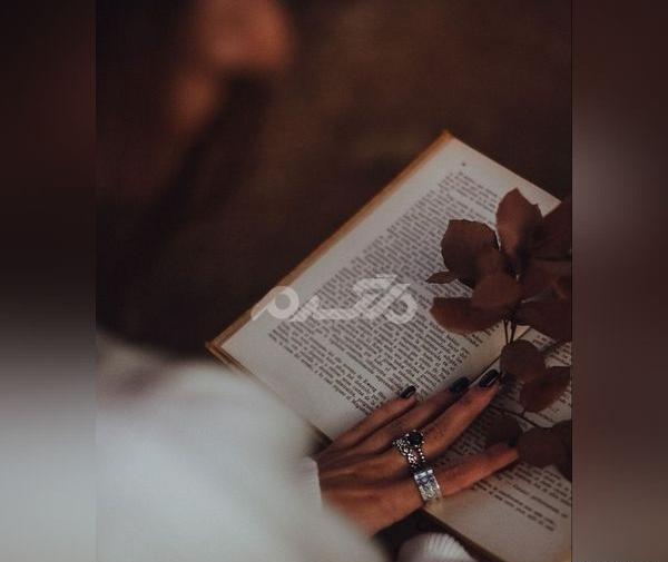 عکس کتاب خواندن فیک