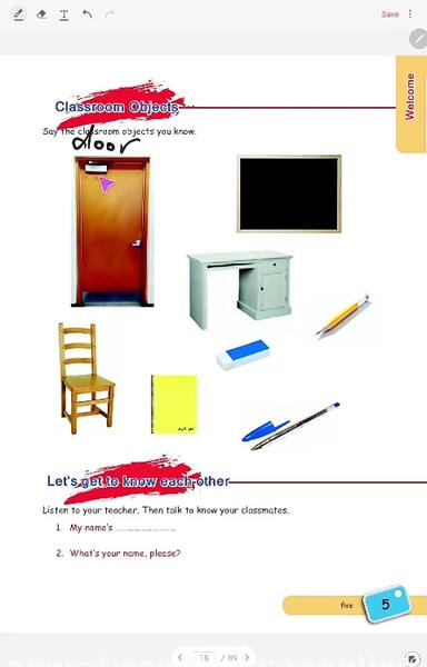 عکس کتاب انگلیسی کلاس هفتم
