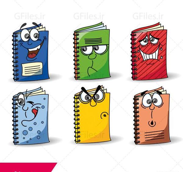 عکس کتاب باز شده کارتونی