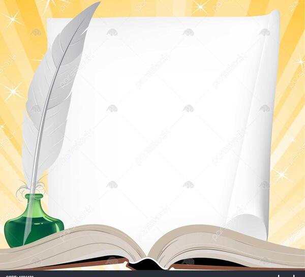 عکس کتاب باز شده کارتونی