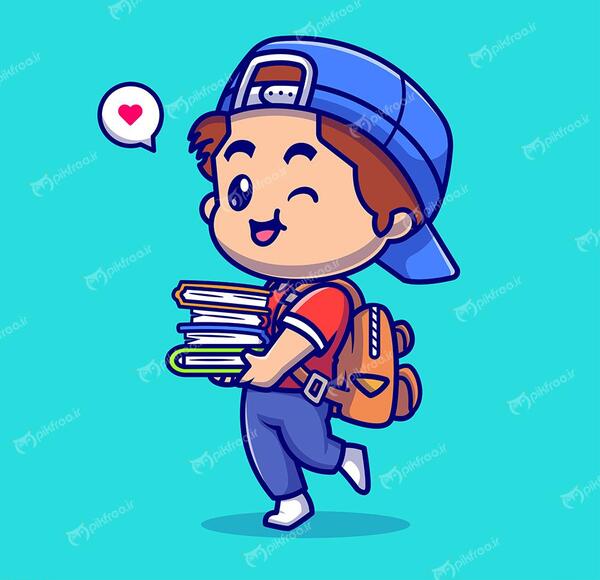 عکس کتاب باز کارتونی