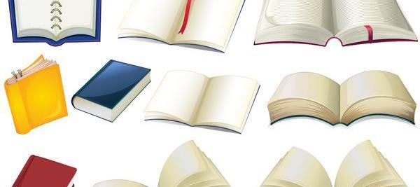 عکس کتاب باز شده برای نقاشی
