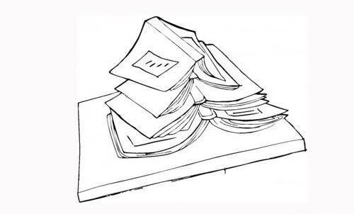عکس نقاشی کتاب باز شده