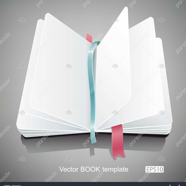 عکس کتاب سفید باز شده
