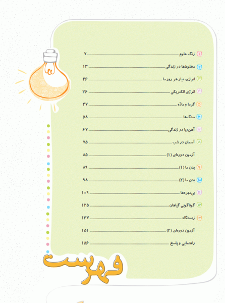 عکس کتاب علوم چهارم ابتدایی