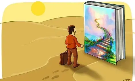 عکس کتابخوانی فانتزی