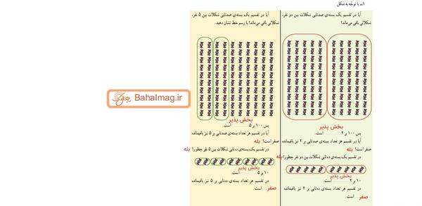 عکس کتاب ریاضی ششم صفحه ۱۰