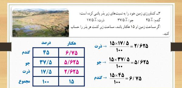 عکس کتاب ریاضی هفتم صفحه ۱۰