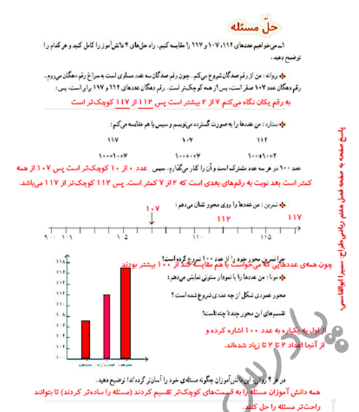 عکس کتاب ریاضی دوم دبستان صفحه ۱۴۴