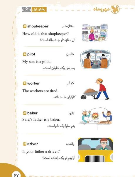 عکس جلد کتاب زبان هفتم