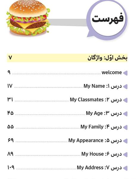 عکس های کتاب زبان هفتم