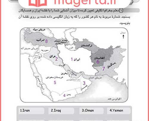 عکس کتاب زبان هشتم درس اول