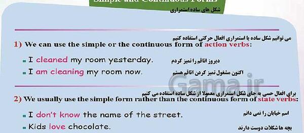 عکس کتاب زبان یازدهم فنی
