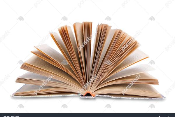 عکس کتاب باز سفید