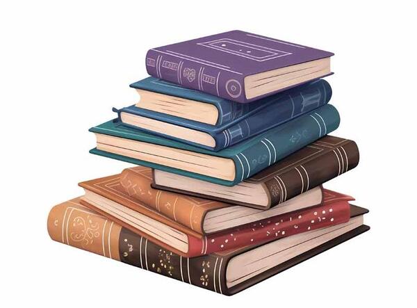 عکس کتاب باز سفید