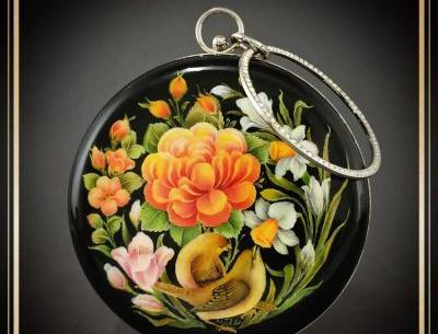 عکس نقاشی گل نرگس شیراز