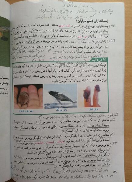 عکس کتاب علوم تجربی نهم