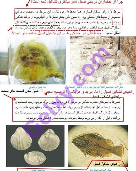 عکس ماهی در کتاب علوم نهم