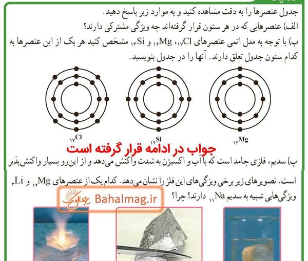 عکس های داخل کتاب علوم نهم