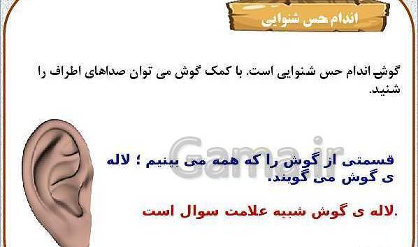 عکس گوش کتاب علوم پنجم