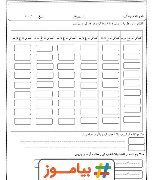 عکس کتاب فارسی سوم دبستان درس پیراهن بهشتی