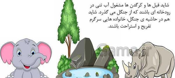 عکس کتاب فارسی سوم دبستان درس اگر جنگل نباشد