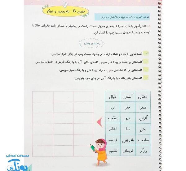 عکس کتاب فارسی سوم دبستان درس ۱۱