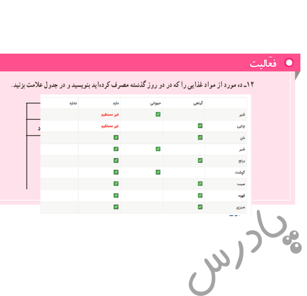 عکس صفحات کتاب مطالعات هفتم