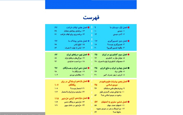 عکس کتاب مطالعات ششم دبستان