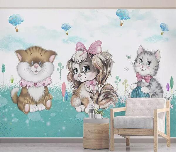 عکس گربه ملوس نقاشی